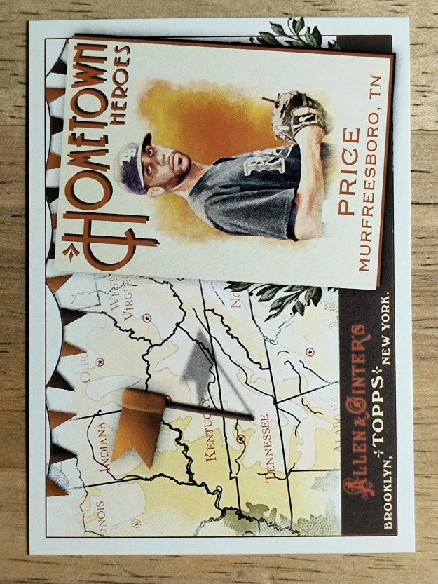2011 Topps Allen and Ginter Hometown Heroes #HH20 David Price