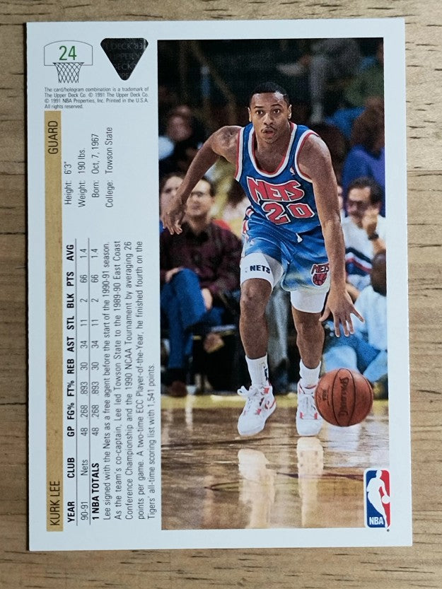 1991-92 Upper Deck #24 Kurk Lee