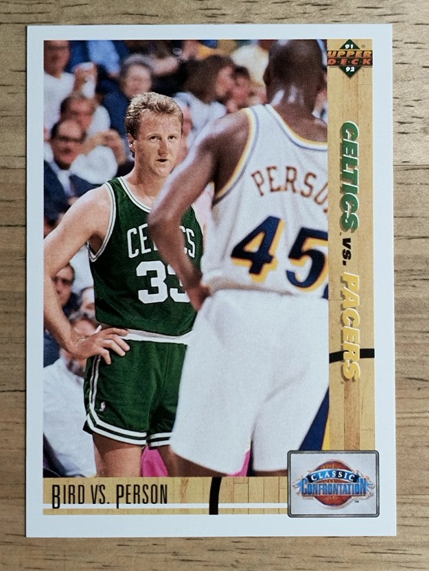 1991-92 Upper Deck #30 Larry Bird/Chuck Person (NM)