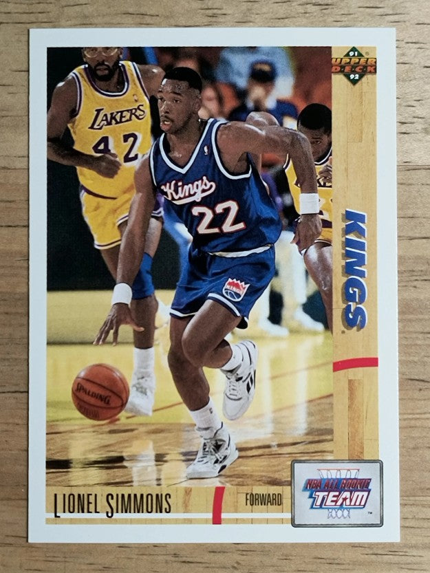 1991-92 Upper Deck #36 Lionel Simmons ART