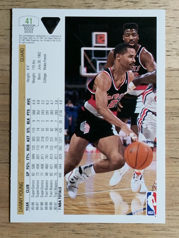 1991-92 Upper Deck #41 Danny Young