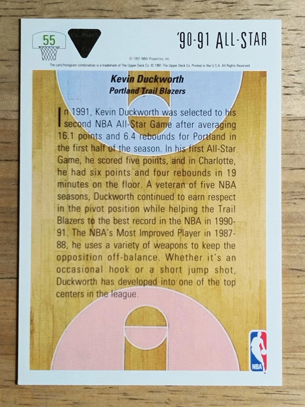 1991-92 Upper Deck #55 Kevin Duckworth AS