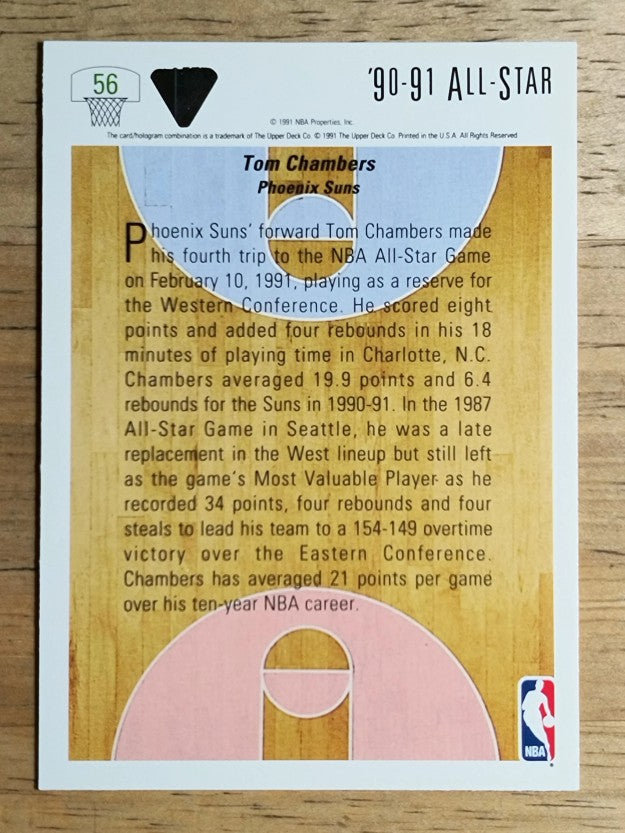 1991-92 Upper Deck #56 Tom Chambers AS