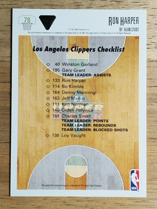 1991-92 Upper Deck #78 Ron Harper TC