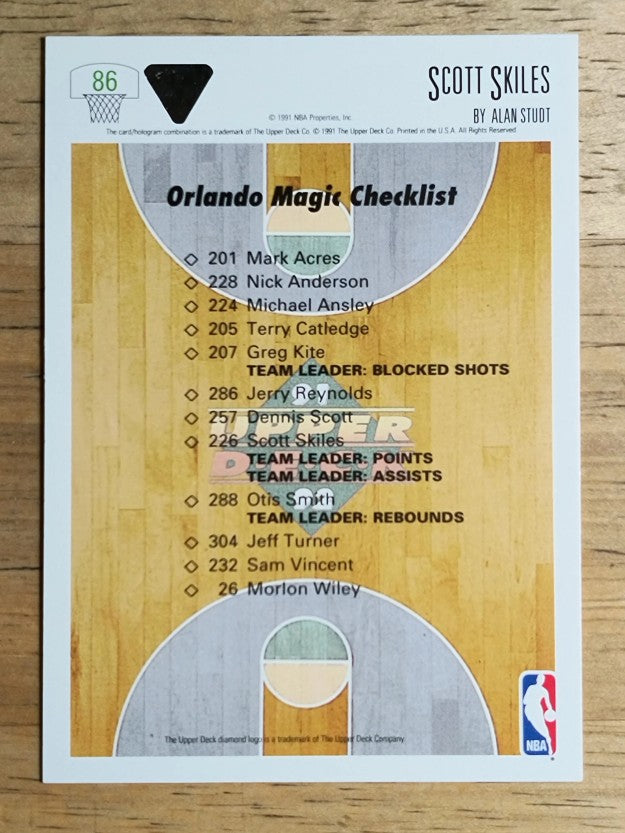 1991-92 Upper Deck #86 Scott Skiles TC