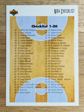 1991-92 Upper Deck #100 Checklist 1-100 (NM)