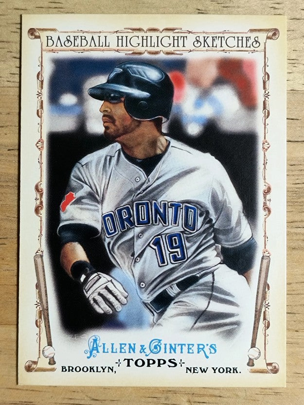 2011 Topps Allen and Ginter Baseball Highlight Sketches #BHS6 Jose Bautista