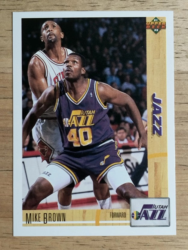 1991-92 Upper Deck #118 Mike Brown