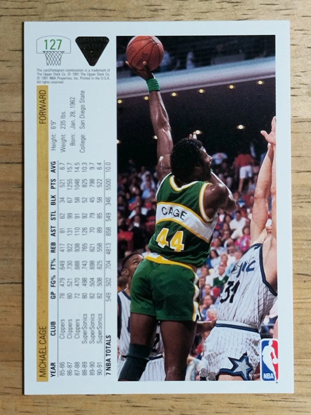 1991-92 Upper Deck #127 Michael Cage