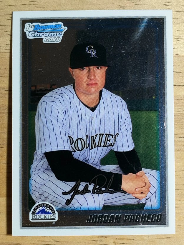 2010 Bowman Chrome Prospects #BCP135 Jordan Pacheco