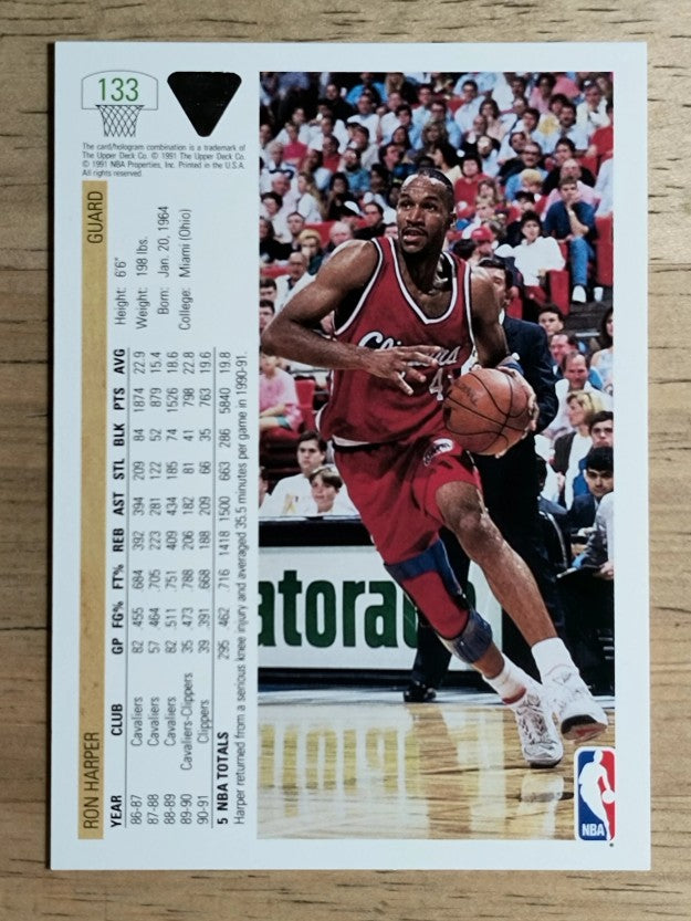 1991-92 Upper Deck #133 Ron Harper