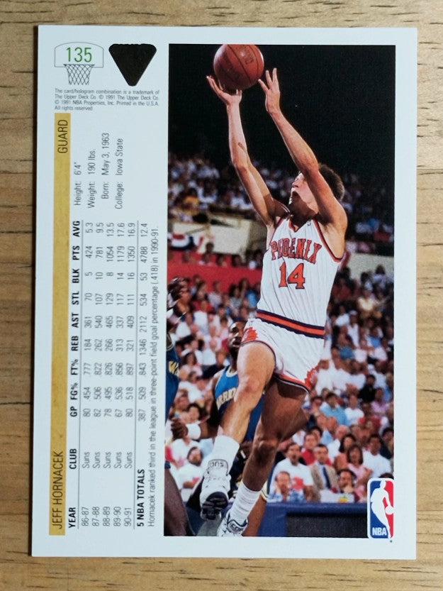 1991-92 Upper Deck #135 Jeff Hornacek