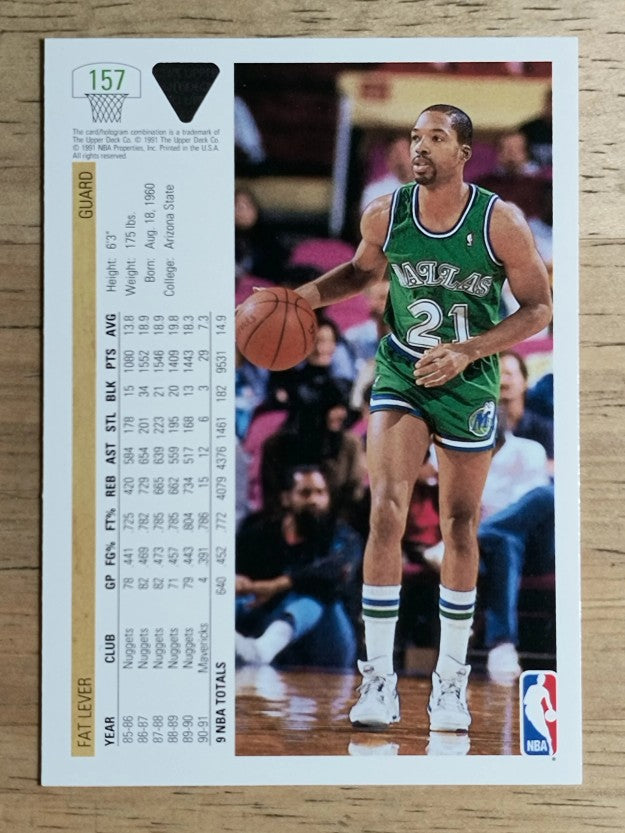 1991-92 Upper Deck #157 Fat Lever