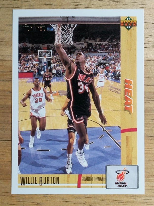 1991-92 Upper Deck #168 Willie Burton