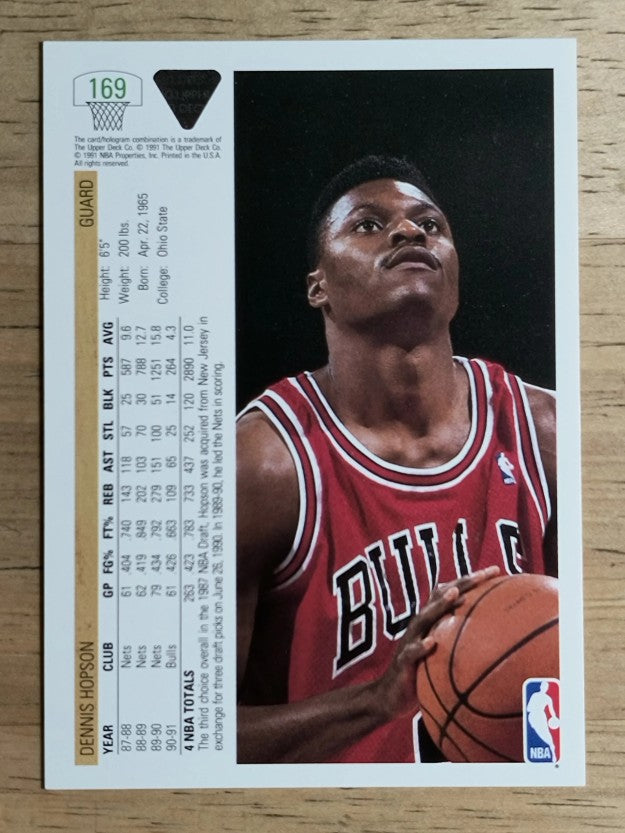 1991-92 Upper Deck #169 Dennis Hopson