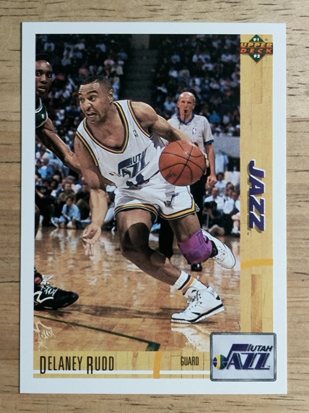 1991-92 Upper Deck #197 Delaney Rudd