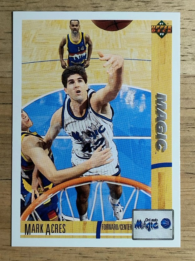 1991-92 Upper Deck #201 Mark Acres