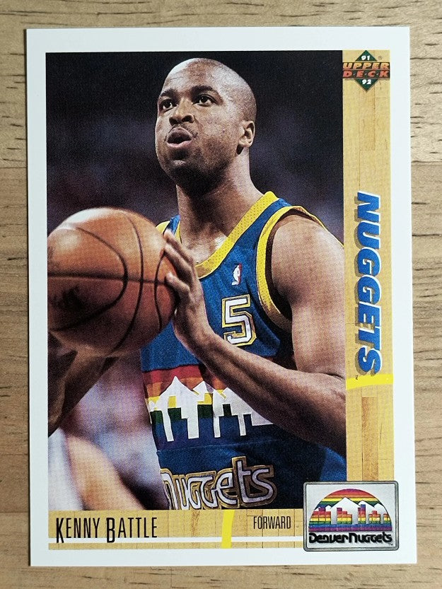 1991-92 Upper Deck #209 Kenny Battle