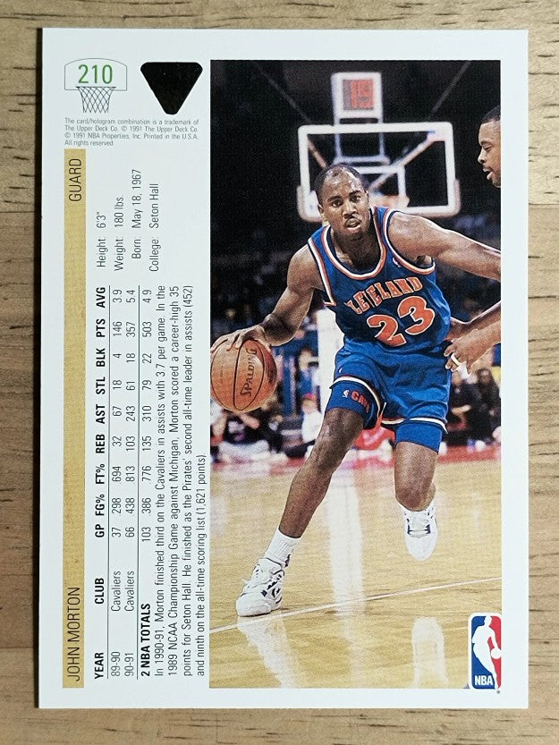 1991-92 Upper Deck #210 John Morton