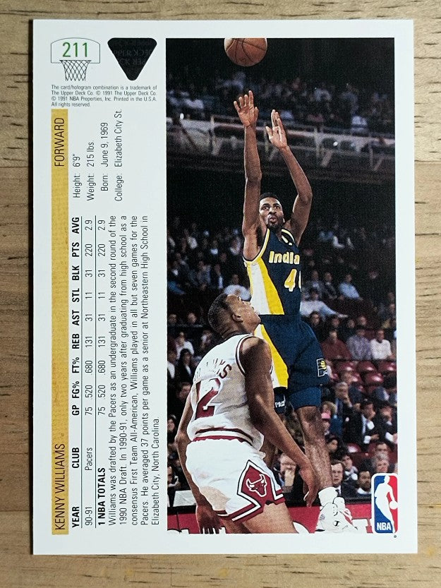 1991-92 Upper Deck #211 Kenny Williams