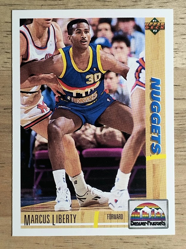 1991-92 Upper Deck #222 Marcus Liberty