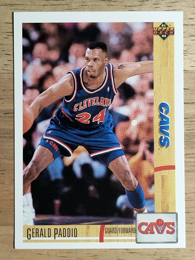 1991-92 Upper Deck #230 Gerald Paddio