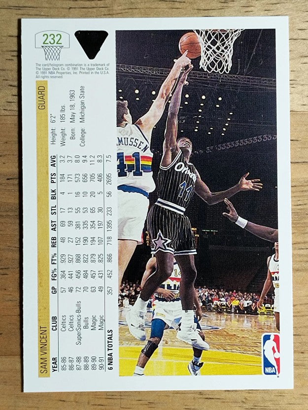1991-92 Upper Deck #232 Sam Vincent