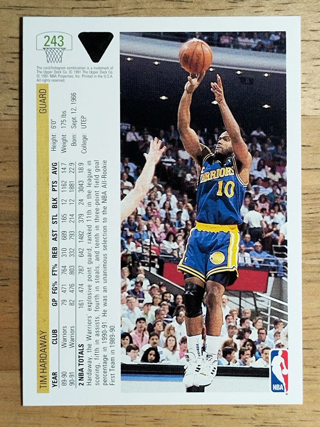 1991-92 Upper Deck #243 Tim Hardaway