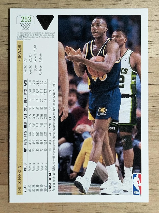 1991-92 Upper Deck #253 Chuck Person