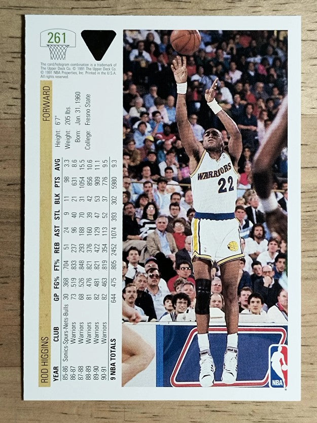 1991-92 Upper Deck #261 Rod Higgins