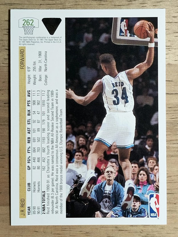 1991-92 Upper Deck #262 J.R. Reid