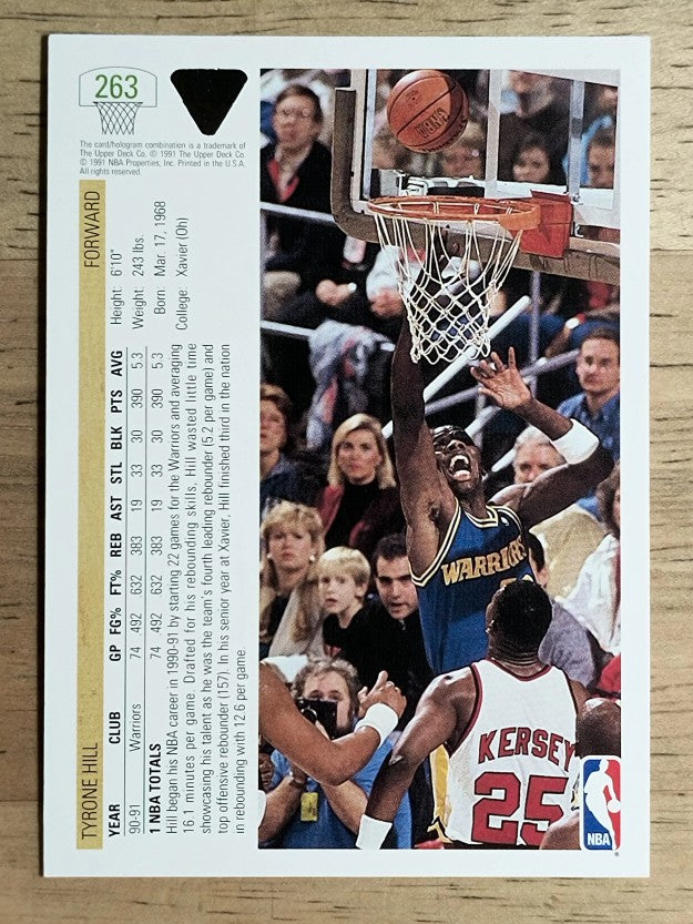 1991-92 Upper Deck #263 Tyrone Hill