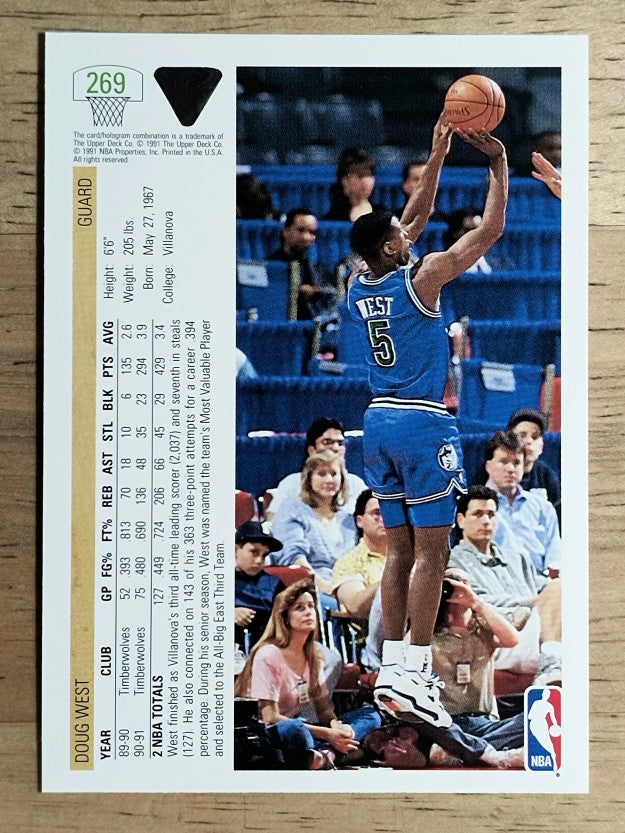 1991-92 Upper Deck #269 Doug West