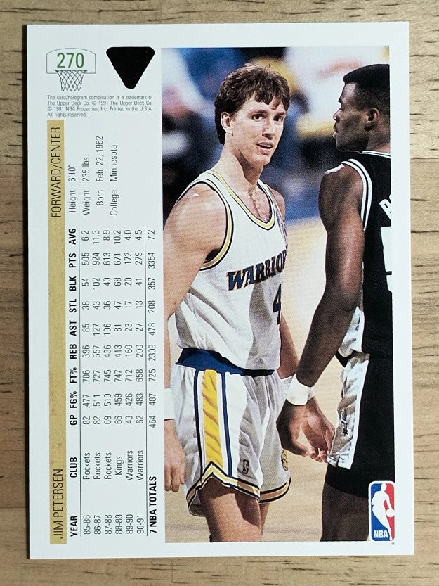 1991-92 Upper Deck #270 Jim Petersen