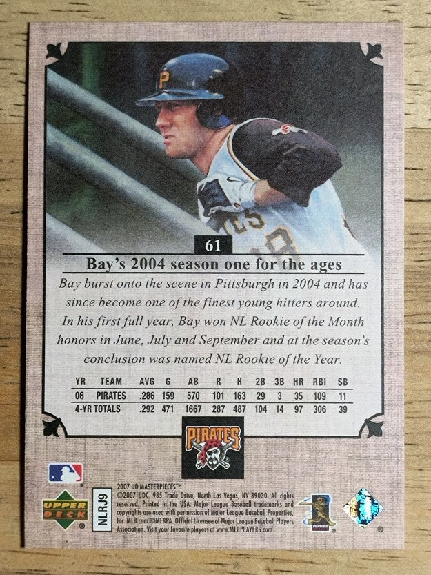 2007 UD Masterpieces #61 Jason Bay