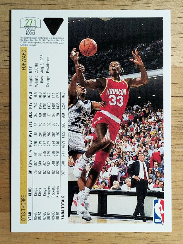 1991-92 Upper Deck #271 Otis Thorpe