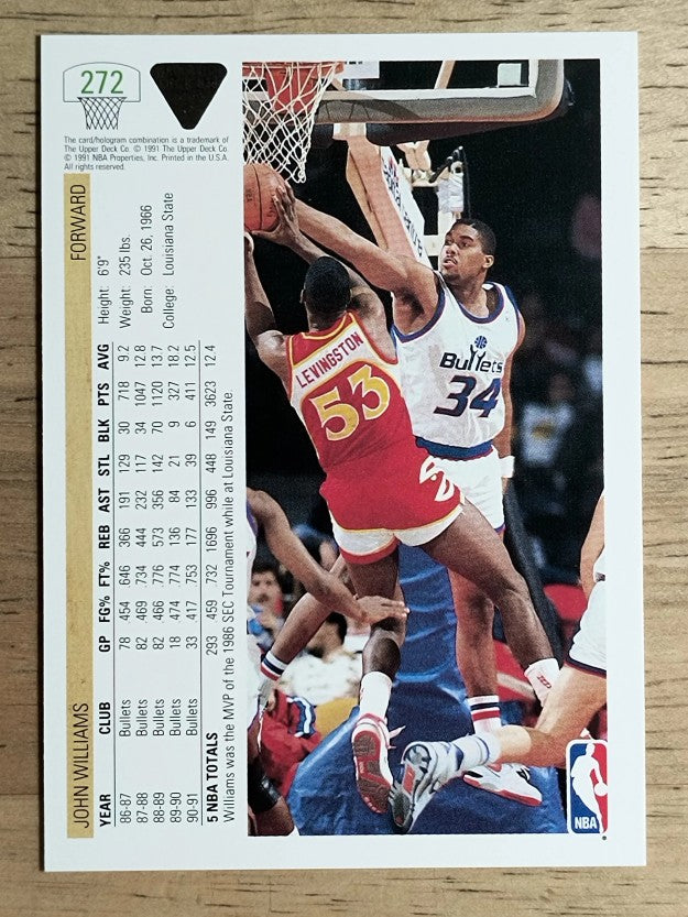1991-92 Upper Deck #272 John Williams