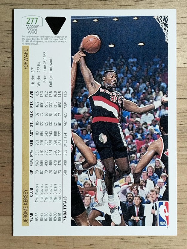 1991-92 Upper Deck #277 Jerome Kersey