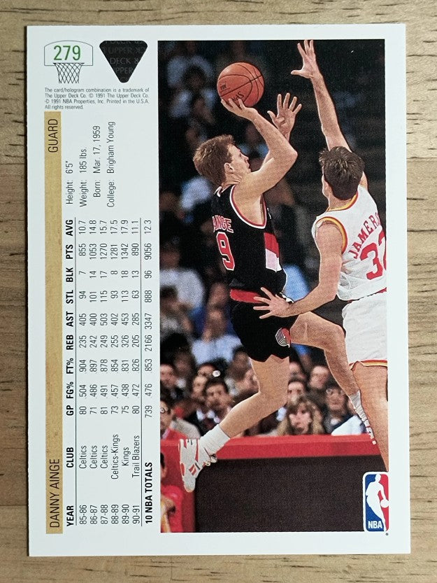 1991-92 Upper Deck #279 Danny Ainge