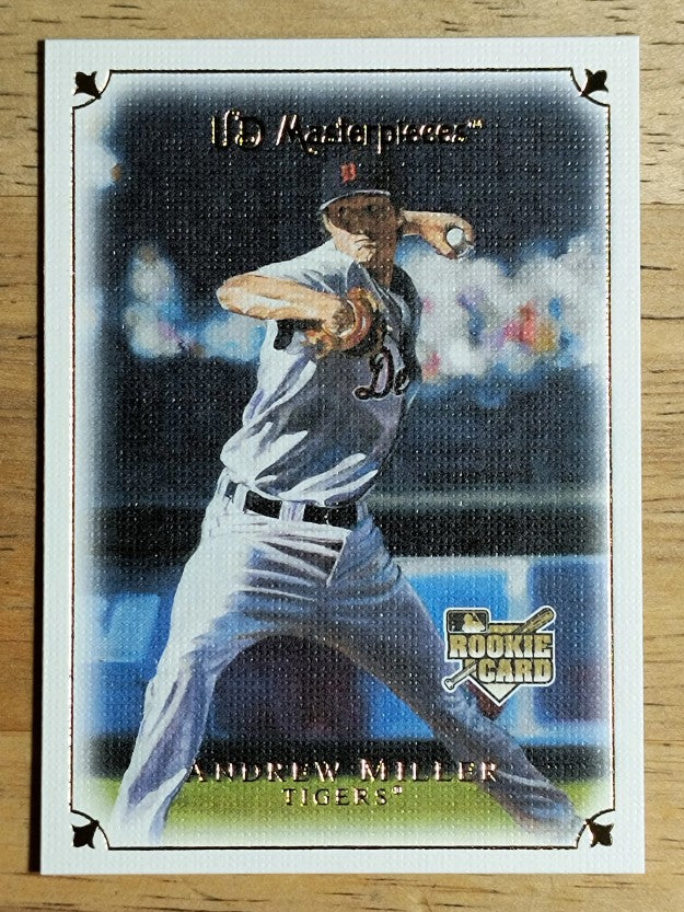2007 UD Masterpieces #74 Andrew Miller RC