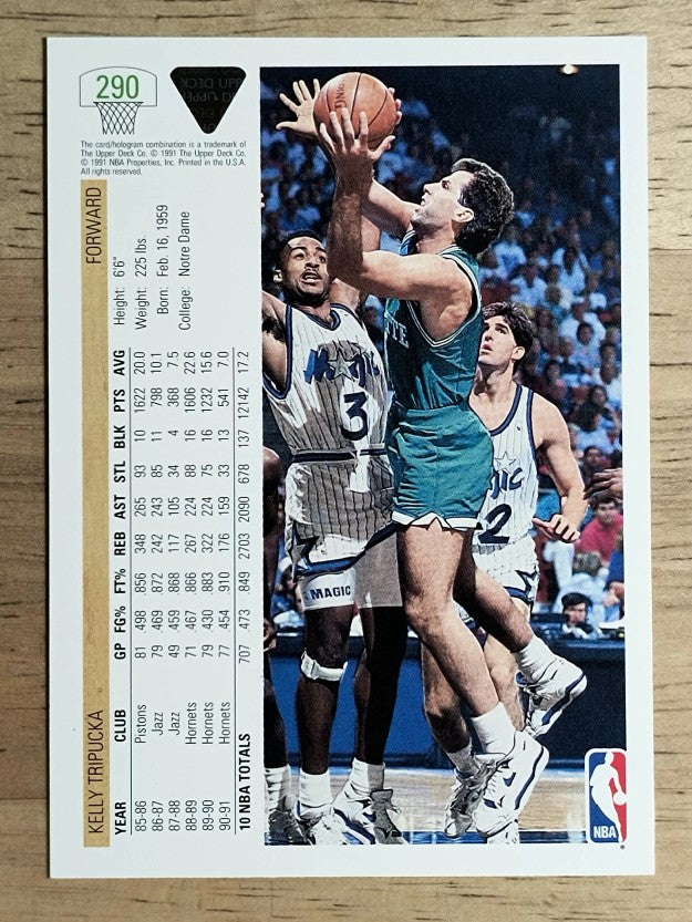 1991-92 Upper Deck #290 Kelly Tripucka