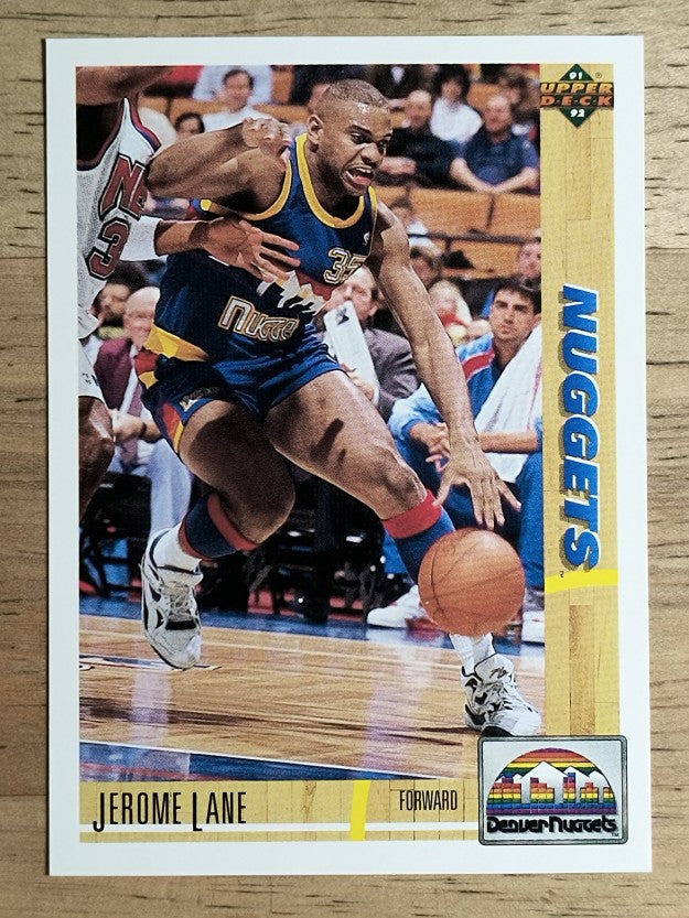 1991-92 Upper Deck #295 Jerome Lane