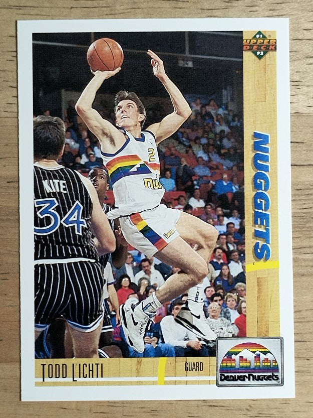 1991-92 Upper Deck #299 Todd Lichti