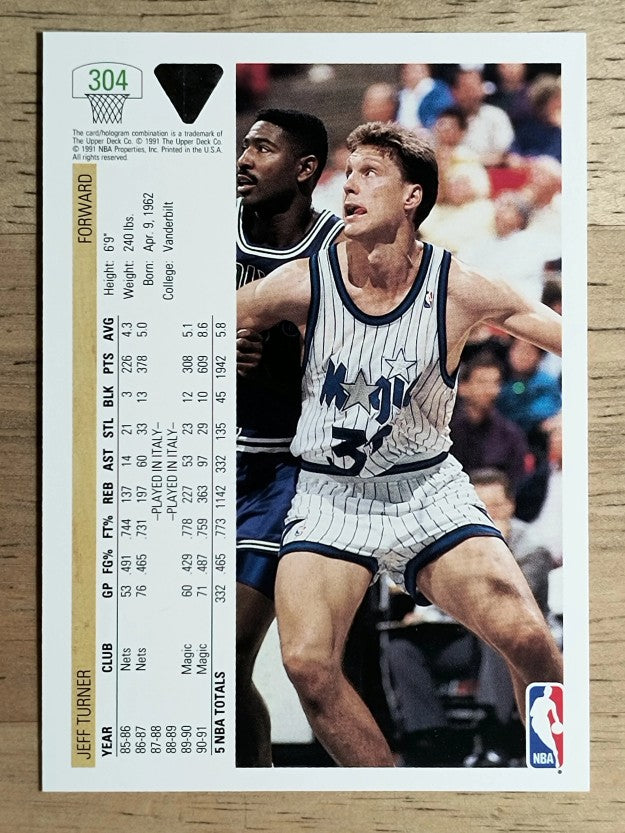 1991-92 Upper Deck #304 Jeff Turner