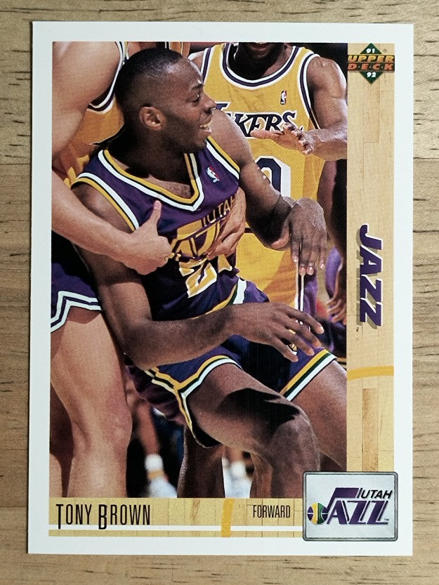 1991-92 Upper Deck #308 Tony Brown