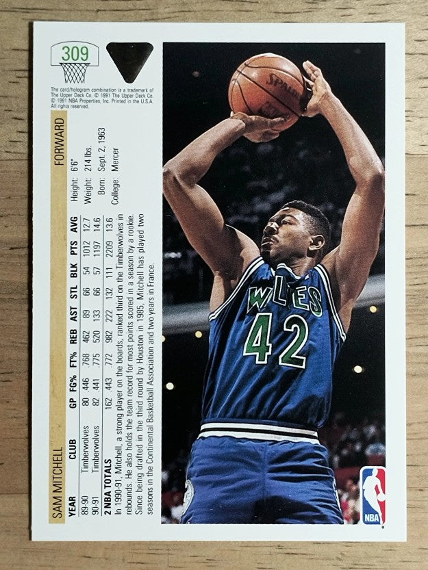 1991-92 Upper Deck #309 Sam Mitchell