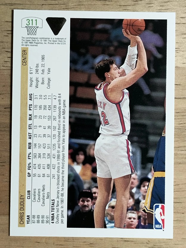 1991-92 Upper Deck #311 Chris Dudley
