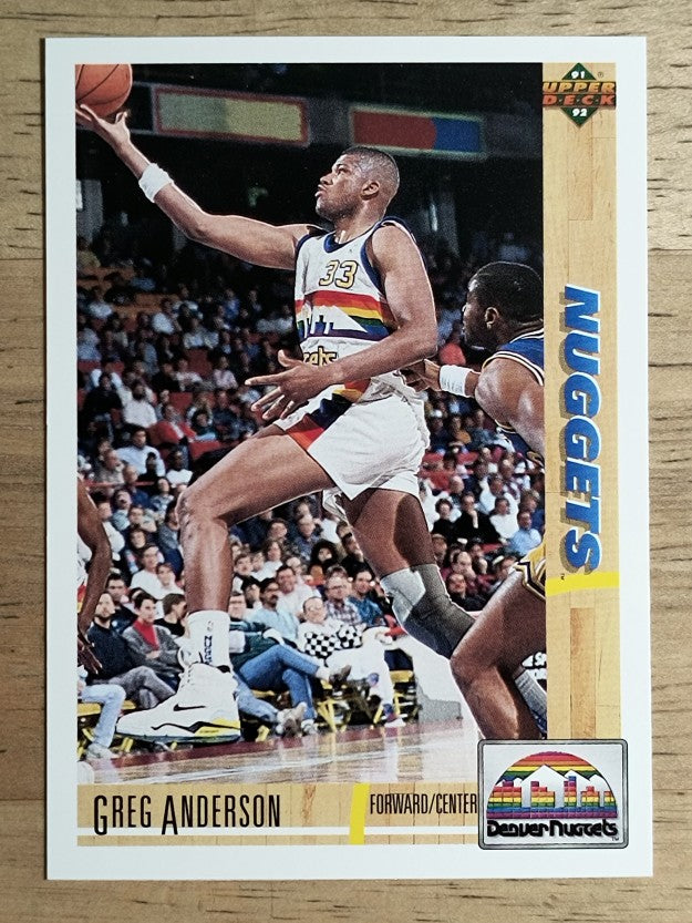 1991-92 Upper Deck #314 Greg Anderson