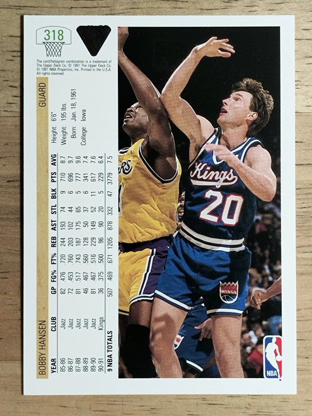 1991-92 Upper Deck #318 Bobby Hansen