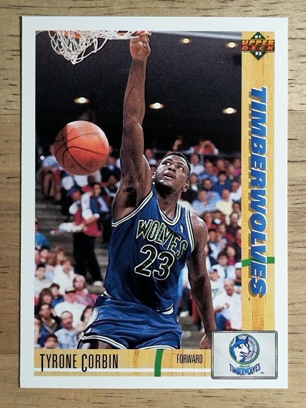 1991-92 Upper Deck #322 Tyrone Corbin
